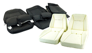 Комплект для сборки сидений с обивкой из черной ткани с центром Скиф для ВАЗ 2110