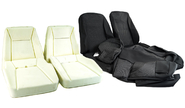 Комплект для сборки сидений с обивкой из черной ткани с центром Искринка для Шевроле Нива до 2014 г.в.