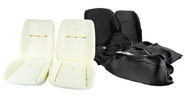 Комплект для сборки сидений с обивкой из черной ткани с центром Искринка для Шевроле Нива после 2014 г.в., Лада Нива 2123