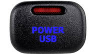 Пересвеченная кнопка power usb с индикацией для ВАЗ 2113-2115, Лада Калина, Нива Тревел, Шевроле Нива