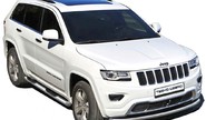 Защита переднего бампера ТехноСфера Труба d63,5 окрашенная для jeep grand cherokee с 2013 г.в.