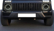 Решетка радиатора черная матовая в стиле Мерседеса для Лада 4х4 (Нива), Нива Урбан