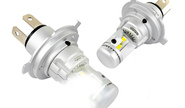 Светодиодные лампы gmx 41w 8400lux с цоколем h4 для ВАЗ 2101-2107, 2108-21099, 2113-2115, Нива Легенд, Гранта, Ларгус