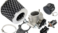 Комплект системы впуска mr нулевого сопротивления под Карбон (воздушный фильтр, фильтр картерных газов, дроссельная заслонка 46мм, прокладка, датчик положения заслонки, РХХ) для ВАЗ 2101-2107, 2108-21099, 2110-2112, 2113-2115, Лада Приора, Калина, Гранта