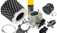 Комплект системы впуска mr нулевого сопротивления под Карбон (воздушный фильтр, фильтр картерных газов, масляная пропитка, дроссельная заслонка 54мм, прокладка, датчик положения заслонки, РХХ) для ВАЗ 2101-2107, 2108-21099, 2110-2112, 2113-2115, Лада Приора, Калина, Гранта