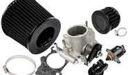 Комплект системы впуска mr нулевого сопротивления Черный (воздушный фильтр, фильтр картерных газов, дроссельная заслонка 52мм, прокладка, датчик положения заслонки, РХХ) для ВАЗ 2101-2107, 2108-21099, 2110-2112, 2113-2115, Лада Приора, Калина, Гранта