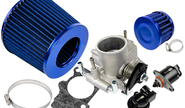 Комплект системы впуска mr нулевого сопротивления Синий (воздушный фильтр, фильтр картерных газов, дроссельная заслонка 52мм, прокладка, датчик положения заслонки, РХХ) для ВАЗ 2101-2107, 2108-21099, 2110-2112, 2113-2115, Лада Приора, Калина, Гранта