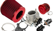Комплект системы впуска mr нулевого сопротивления Красный (воздушный фильтр, фильтр картерных газов, дроссельная заслонка 54мм, прокладка, датчик положения заслонки, РХХ) для ВАЗ 2101-2107, 2108-21099, 2110-2112, 2113-2115, Лада Приора, Калина, Гранта