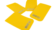 Универсальные большие брызговики sparco желтые