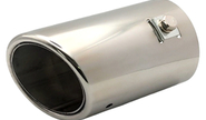 Круглая насадка глушителя из нержавеющий стали sal-man hj-6023 d65мм со скосом