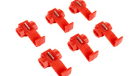 Комплект из шести монтажных зажимов для подключения к электропроводке без врезания