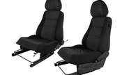 Комплект передних усиленных сидений с салазками (подушка образца 2109) для 3-дверной Лада 4х4 (Нива) до 2019 г.в.