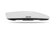 Акриловый аэродинамический двусторонний бокс-багажник pt group space white luxe (490л) на крышу