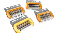 Боковые диодные габаритные фонари (12v) 4шт с подсветкой колеса в железном корпусе для грузового транспорта