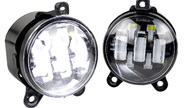 Диодные ПТФ sal-man 7 полос (ближний свет 60w и дальний 50w) 5800-5000lux для Лада Приора, Шевроле Нива с 2009 г.в., Лада Нива 2123, ГАЗ Газель