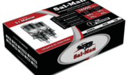 Светодиодные лампы головного света sal-man (ближний 50-60w, дальний 60-70w) 6000k 14000lux с цоколем h4, h19