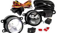 Комплект подключения ПТФ sal-man 16000lux (ближний свет 70w и дальний 60w) с защитой от перегрева для Лада Искра, Искра Кросс