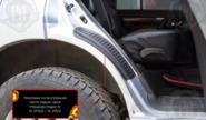 Накладки на внутренние части задних арок Русская Артель со скотчем для mitsubishi pajero 2006-2022 г.в.