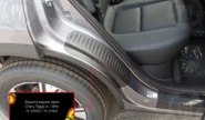 Защита кромки внутренних арок задних колес Русская Артель со скотчем для chery tiggo 4 с 2017 г.в., tiggo 4 pro с 2020 г.в., tenet t4 с 2025 г.в.