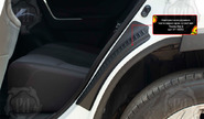 Накладки на внутренние части задних арок Русская Артель со скотчем для toyota rav4 2019-2025 г.в.