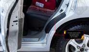 Накладки на внутренние части задних арок Русская Артель со скотчем для hyundai santa fe 2000-2012 г.в.