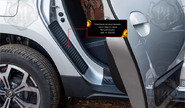 Накладки на внутренние части задних арок Русская Артель со скотчем для renault duster 2 с 2021 г.в.