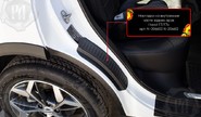 Накладки на внутренние части задних арок Русская Артель со скотчем для haval f7 2019-2024 г.в., f7x 2019-2023 г.в.