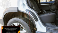 Накладки на внутренние части задних арок Русская Артель со скотчем для haval dargo с 2022 г.в., dargo x с 2022 г.в.