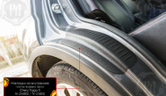 Накладки на внутренние части задних арок Русская Артель со скотчем для chery tiggo 5 2017-2020 г.в.