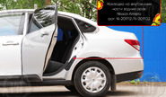 Накладки на внутренние части задних арок Русская Артель со скотчем для nissan almera g15 2014-2018 г.в.