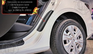 Накладки на внутренние части задних арок Русская Артель со скотчем для geely emgrand с 2021 г.в.