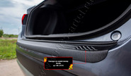 Накладка заднего бампера Русская Артель со скотчем для kia rio 4 x-line 2017-2019 г.в.