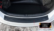 Накладка заднего бампера Русская Артель со скотчем для hyundai solaris 2020-2022 г.в., solaris hs с 2022 г.в.
