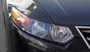 Реснички-накладки на передние фары под покраску для honda accord 8 2008-2012 г.в.