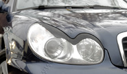 Реснички-накладки на передние фары под покраску для hyundai sonata 4 (ef) 2001-2012 г.в.