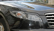 Реснички-накладки на передние фары под покраску для infiniti fx 35 2003-2008 г.в.