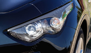 Реснички-накладки на передние фары под покраску для infiniti fx 35, fx 37, fx 50 2008-2012 г.в.