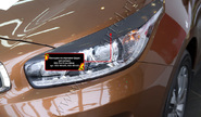 Реснички-накладки на передние фары под покраску для kia ceed хэтчбэк 2015-2018 г.в.
