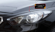 Реснички-накладки на передние фары Русская Артель под покраску для kia cerato 3 2013-2016 г.в.