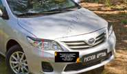 Реснички-накладки на передние фары Русская Артель под покраску для toyota corolla (140, 150) 2010-2013 г.в.