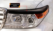 Реснички-накладки на передние фары Русская Артель под покраску для toyota land cruiser 200 2012-2015 г.в.