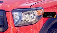 Реснички-накладки на передние фары Русская Артель под покраску для toyota tundra 2013-2021 г.в.