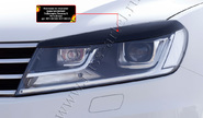 Реснички-накладки на передние фары Русская Артель под покраску для volkswagen touareg 2014-2017 г.в.
