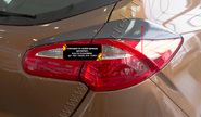 Реснички-накладки на задние фонари под покраску для kia ceed 2015-2018 г.в.
