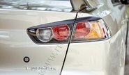 Реснички-накладки на задние фонари под покраску для mitsubishi	lancer 10 2007-2017 г.в.
