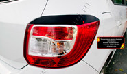 Реснички-накладки на задние фонари под покраску для renault sandero 2 2014-2022, sandero 2 stepway 2018-2022 г.в.