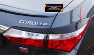 Реснички-накладки на задние фонари Русская Артель под покраску для toyota corolla (160,170) 2012-2015 г.в.