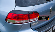 Реснички-накладки на задние фонари Русская Артель под покраску для volkswagen golf 6 2009-2012 г.в.