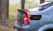 Спойлер крышки багажника Русская Артель под покраску для renault logan 2010-2013 г.в.