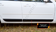 Молдинги на двери Русская Артель для mazda 3 седан 2006-2009 г.в.